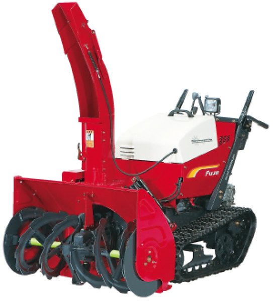 除雪機 S-8010F 赤 キャタピラ式三菱(フジイ製) 除雪機 S-8010F 赤