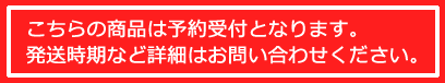 こちらの商品は予約受付となります。発送時期など詳細はお問い合わせください。